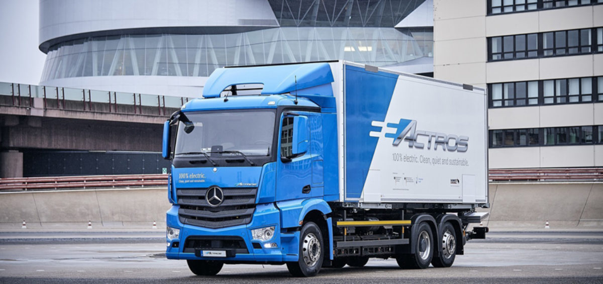 El primer camión 100% eléctrico rueda con Dachser y Mercedes-Benz 4