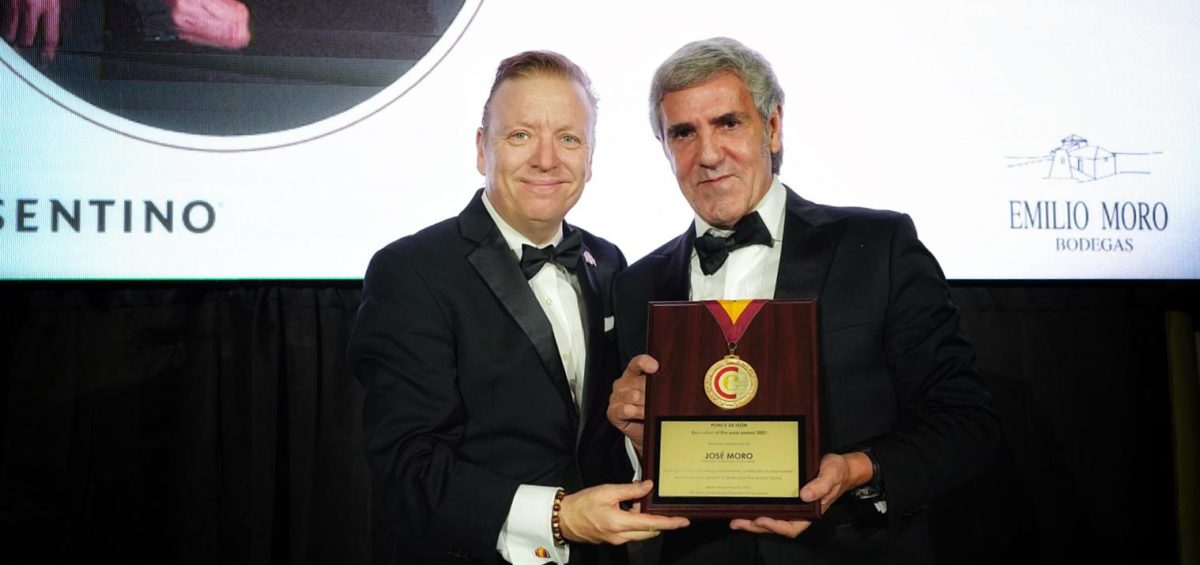 José Moro recoge el premio Ponce de León “Ejecutivo del año” por la Cámara de Comercio de España-EE.UU 2